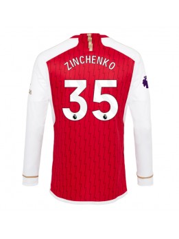 Arsenal Oleksandr Zinchenko #35 Replika Hemmakläder 2023-24 Långärmad